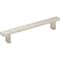 Jeffrey Alexander 128 mm Center-to-Center Satin Nickel Square Anwick Cabinet Pull 867-128SN - alternate 1